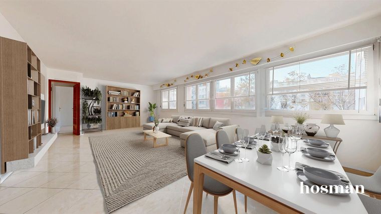 Appartement 4 pièce(s) 98 m²à vendre Paris-17e-arrondissement
