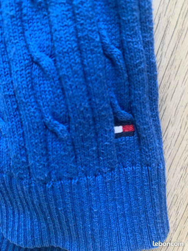Pull Tommy Hilfiger - Bleu Électrique - Taille M (image 6)