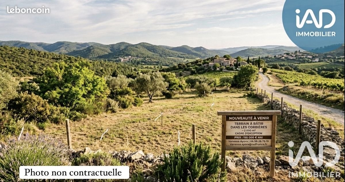 Terrain 1900 m² · à Saint-André-de-Roquelongue · 1 900 m² · 195 000 €