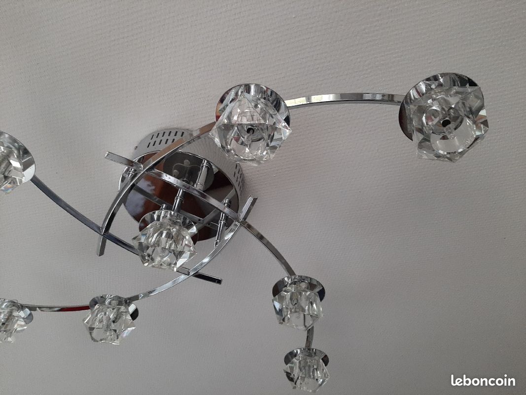 Lustre 9 lampes modernes (image 1)