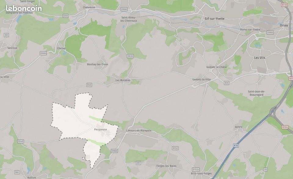 Terrain 541 m² · à Pecqueuse · 168 000 €
