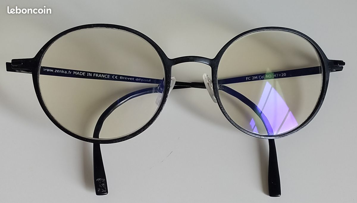 Monture Face And Cie Zenka Monture Noire Métal à Clips Zenka Face