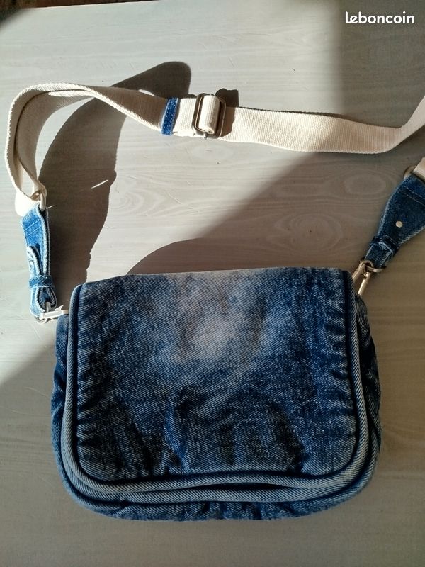 Zara Denim Bag Sac Zara Bleu Sac Jean Chaîne Zara Accessoires
