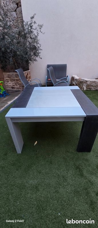 Table carrée avec allonges (image 2)