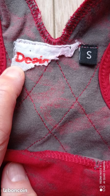 Robe rouge/grise (image 3)