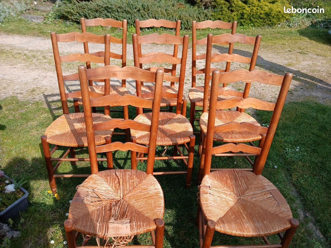 Chaise bois x8 (image 1)
