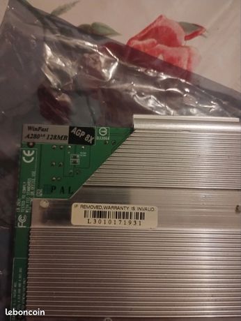 Carte Graphique Winfast A180BT 64 Mo – NVIDIA GeForce MX 4000, VGA, Neuve