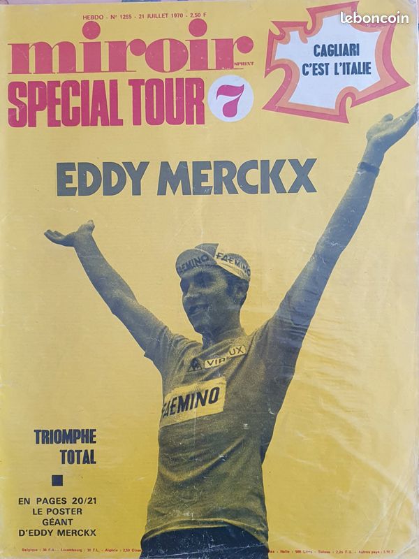 Les classements des étapes du Tour de France 1968