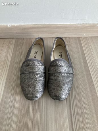 Sneakers Repetto Adagio Run Taille 38 Gris Clair - Cuir - Neuf Dans Son Emballage D'Origine