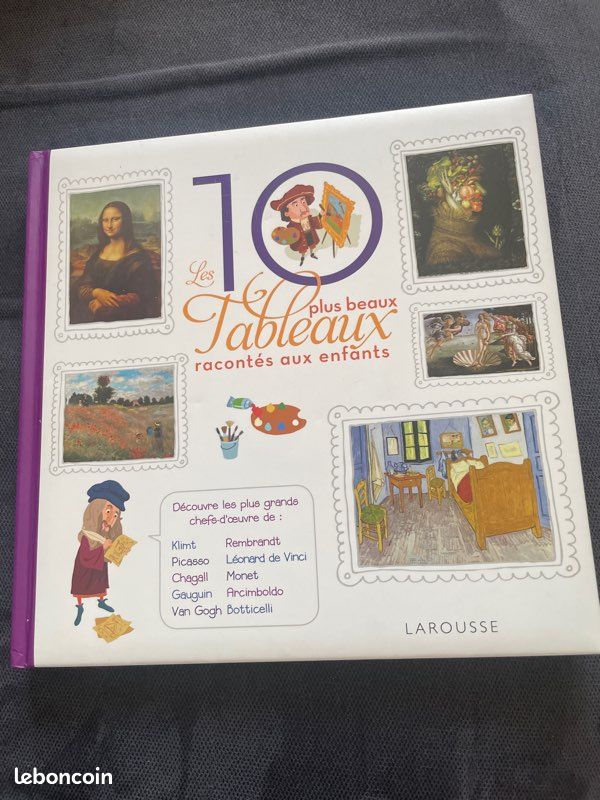Livre « Les 10 plus beaux tableaux racontés aux enfants » - Larousse Jeunesse (image 1)