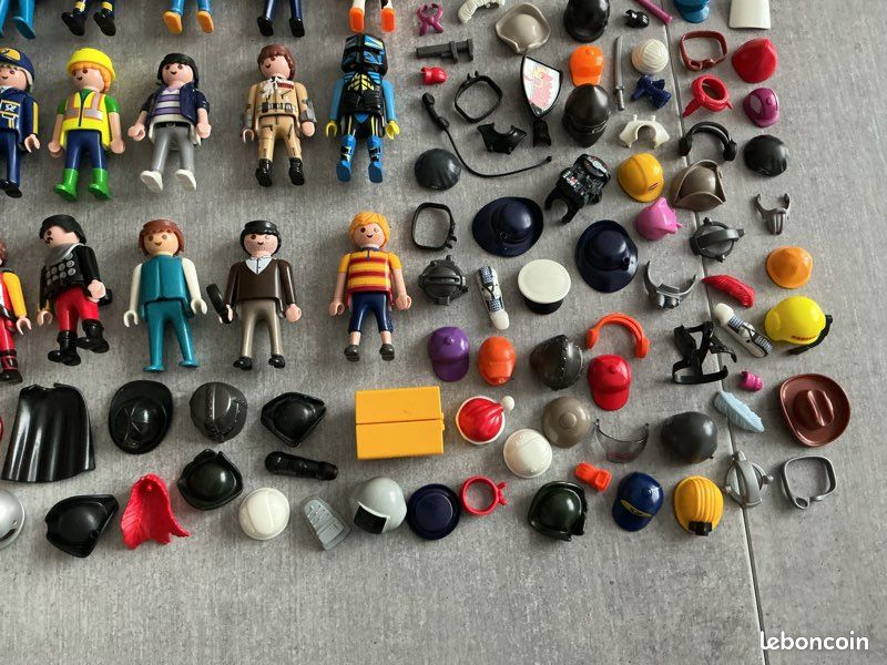 Vintage Collector Lot De 4 Personnages Playmobil Geobra