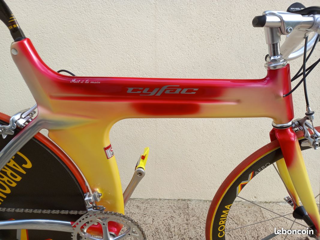 Vélo Course Cyfac – Campagnolo Record Titane – Roues Corima Carbone – Neuf