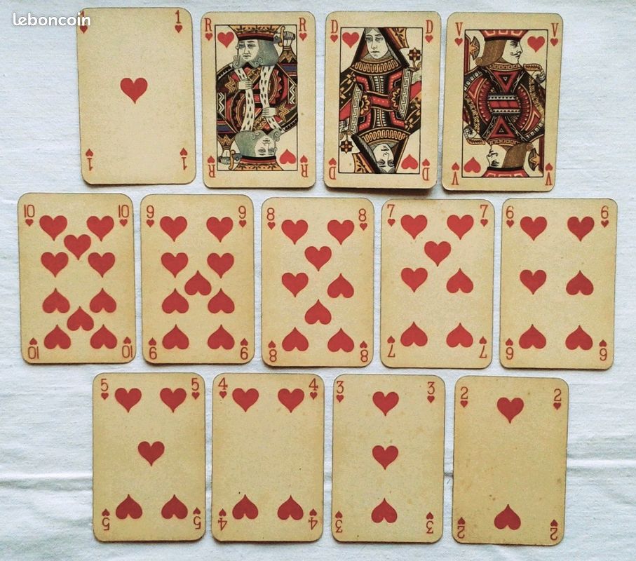 Jeu De Cartes Ancien Camoin 32 Cartes – Prix 40€, Collection, Tarot