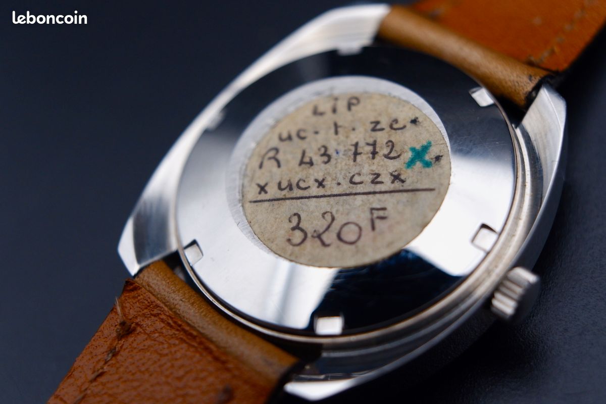 CADRAN MONTRE LIP R184 (ORIGINE NEUF DE 1980) ELECTRONIC (n