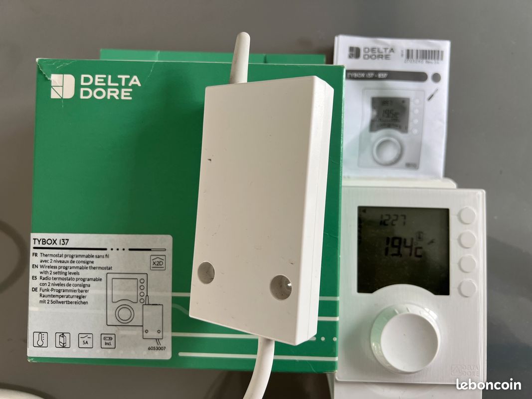 Termostato Programable Termostato Tybox 137 Delta Dore Tybox 137