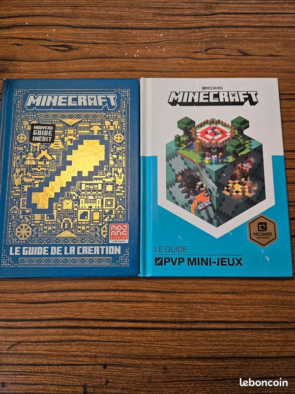 Lot 2 livres officiels Minecraft – Guides (Mojang) (image 1)
