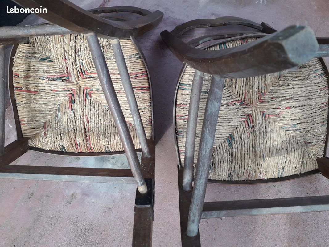 Ancienne chaise en bois (image 6)