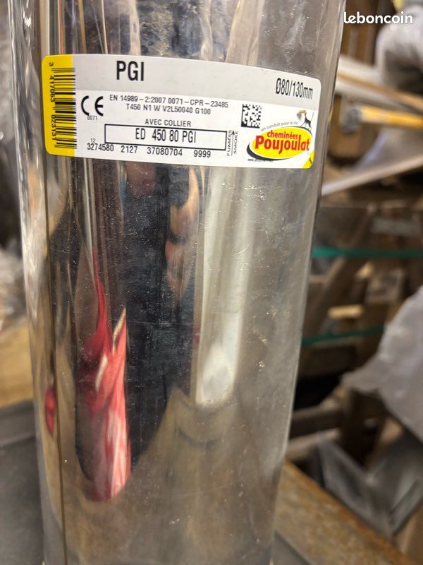 Conduit poujoulat ED 450 80 PGI (image 1)