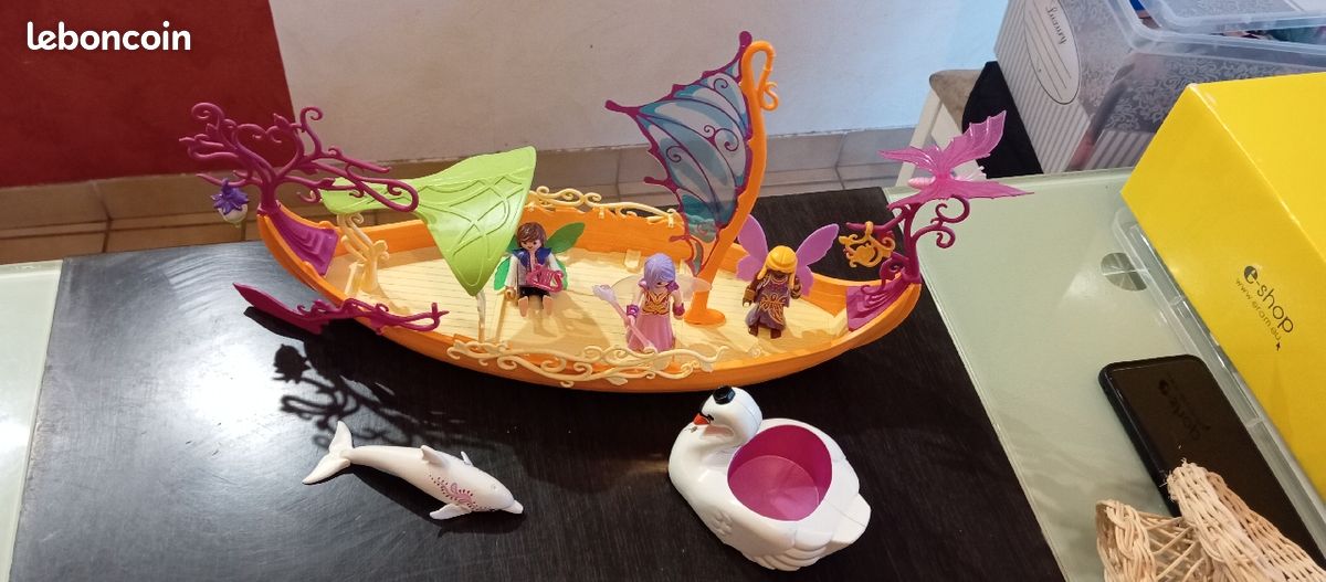 Bateau Playmobil fairies fées et dauphins (image 2)