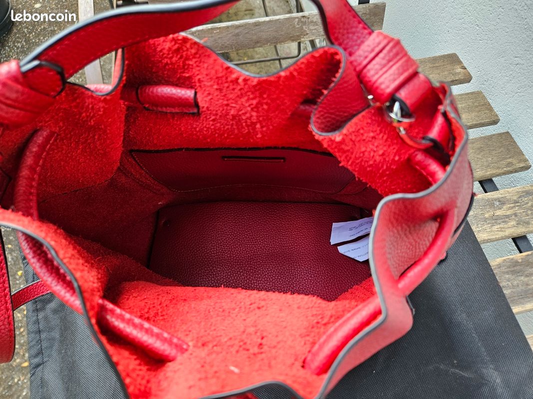 Sac "seau" - Rouge - Zara (image 4)