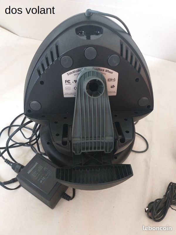 Vintage - Microsoft SideWinder Force Feedback Pro / Volant + pédalier retour de force (image 5)