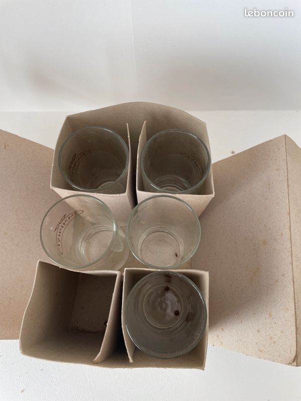 Lot de 5 verres Pampryl or / emballage d’origine (image 3)