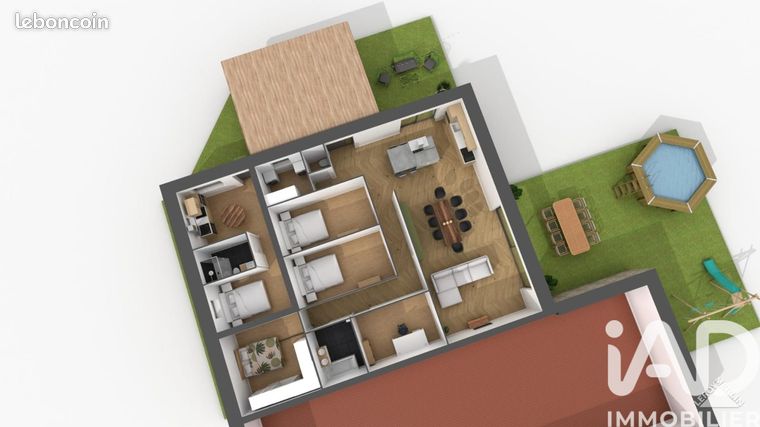 Grange 1 pièce 150 m²