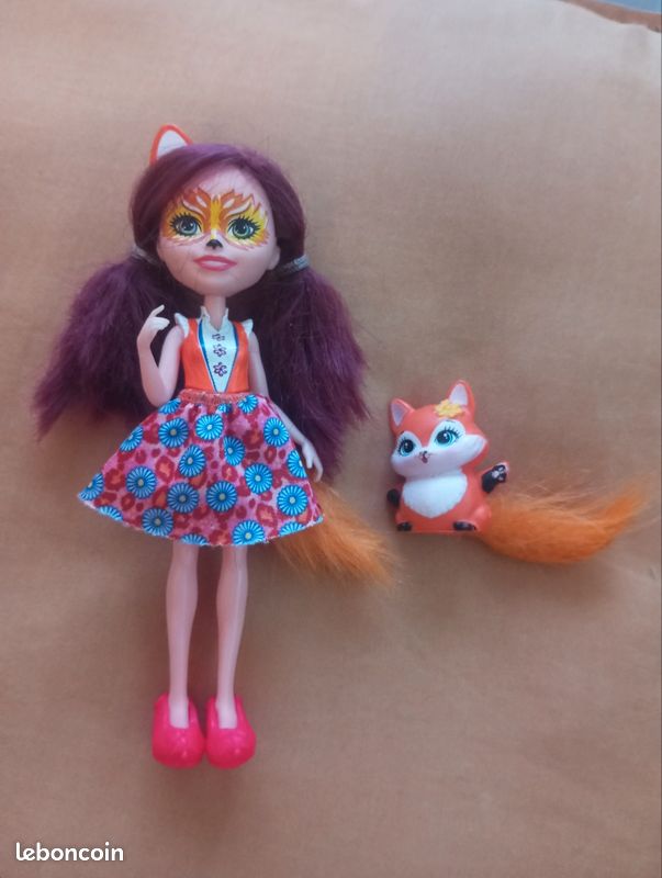Poupée et animal Enchantimals Renard Jeux Jouets