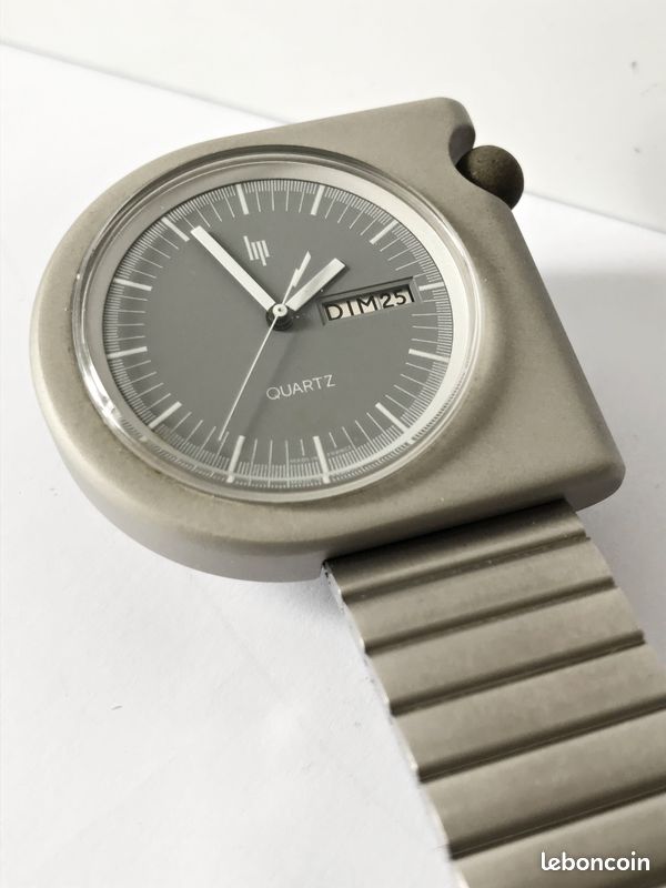 Lip Design Montre Lip Roger Tallon Lip Mach 2000 Grise Ref 43802