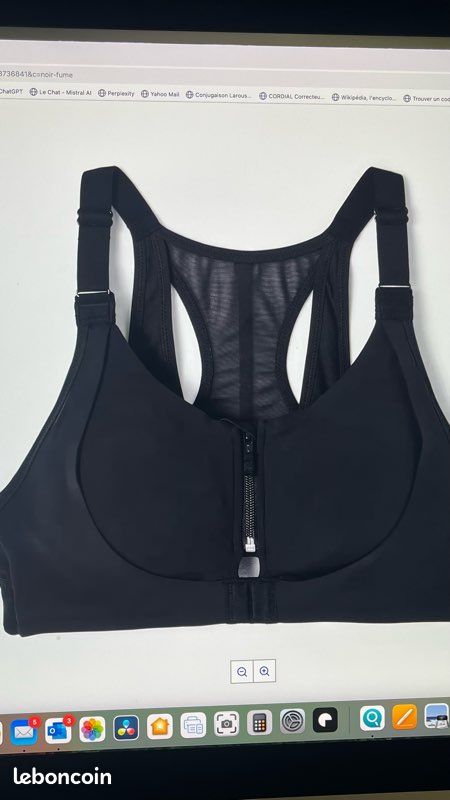Sweat avec fermeture éclair et franges Femme, Noir | Milano