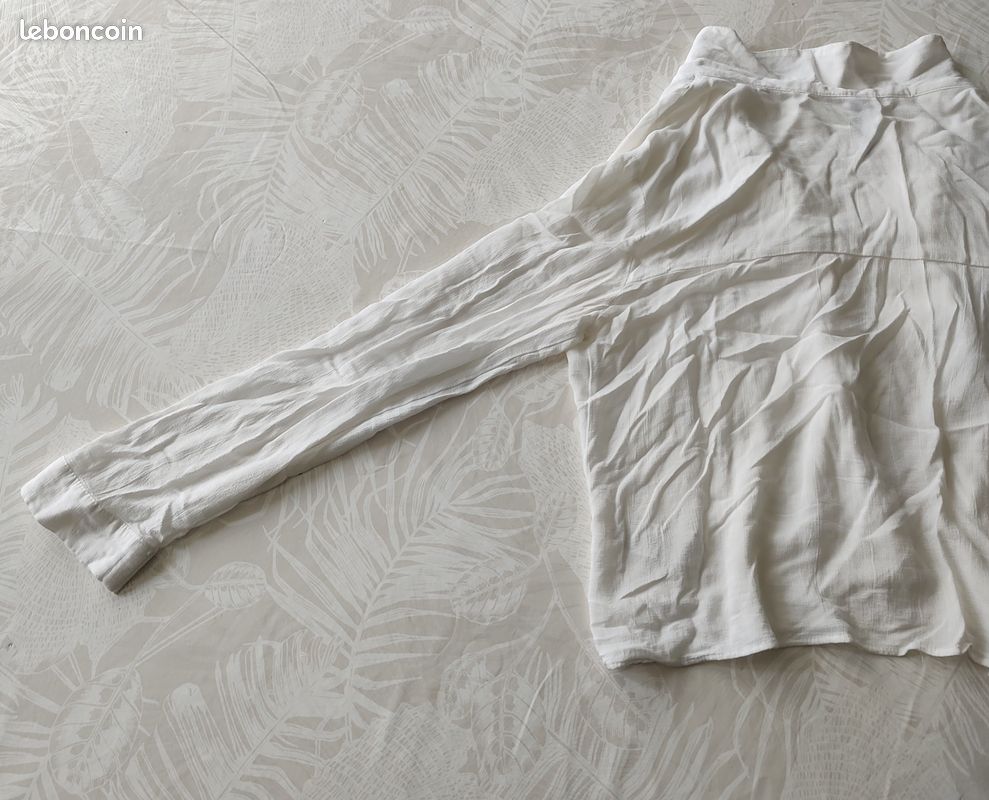 Chemisier Zara blanc S (image 5)
