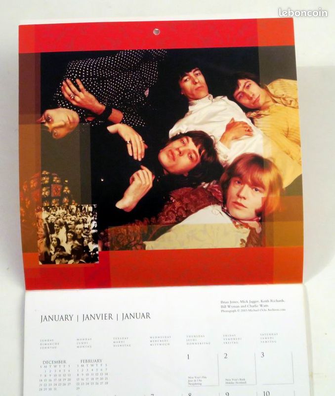 Calendrier THE ROLLING STONES 2004 (image 2)