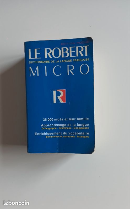 Dictionnaire micro Robert (image 1)