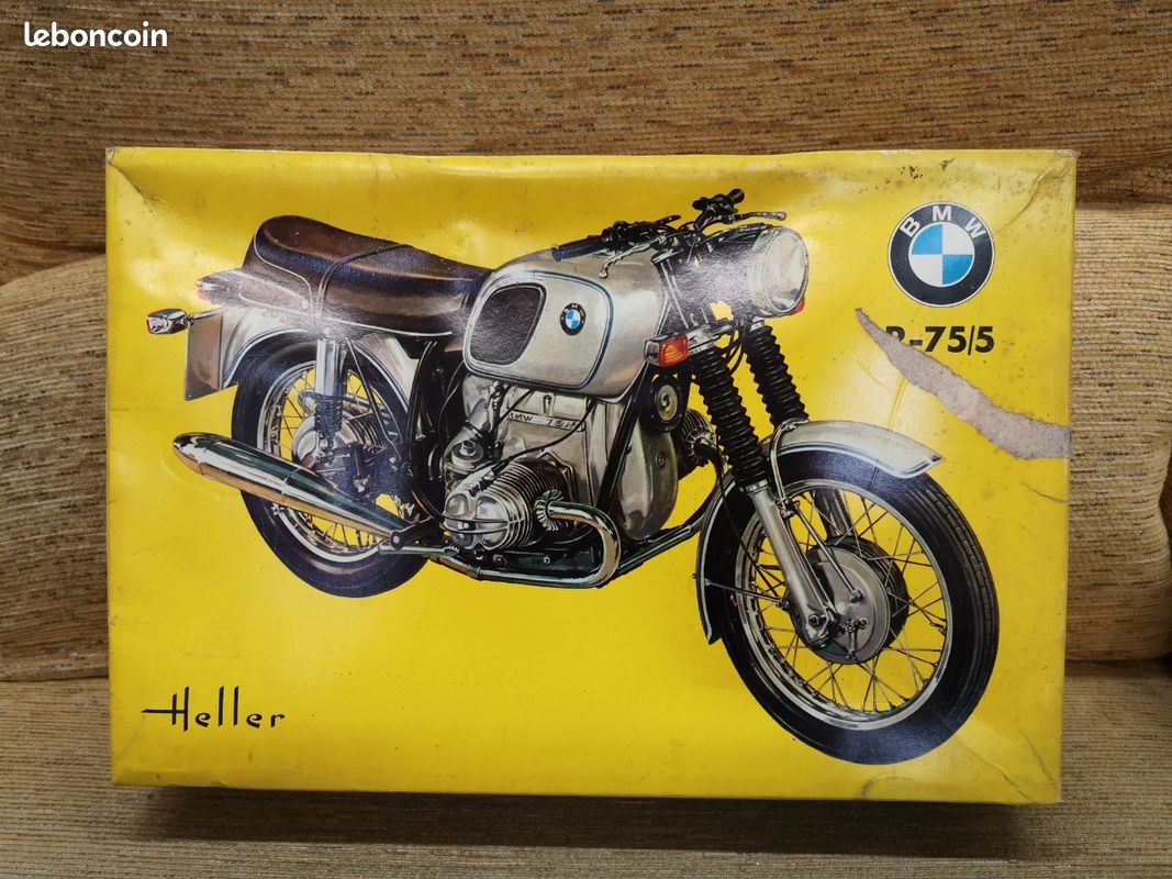 Maquette moto BMW 75/5 Heller 1/8 (image 1)