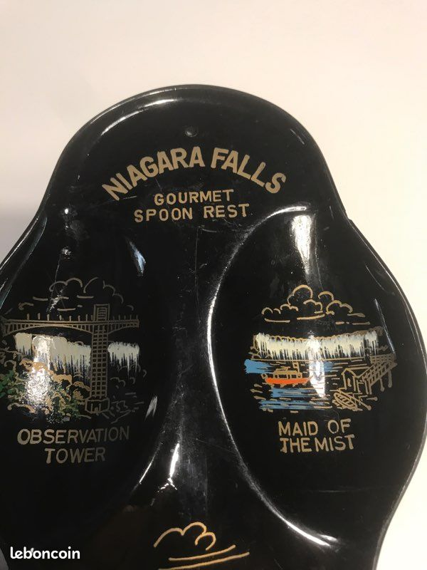 😜 Petit cadeau vintage 👉Bibelot américain années 60 Souvenir des chutes du Niagara USA (image 2)