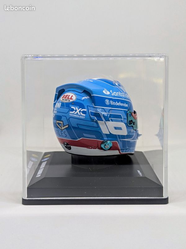 Casque Charles Leclerc Miami GP 2024 – LOOKSMART Échelle 1/5 – Pièce De Collection Premium