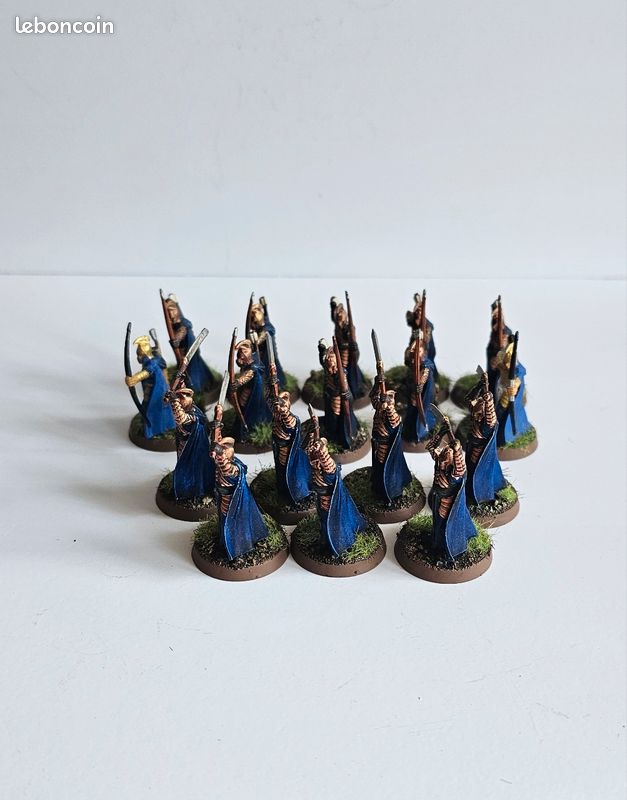 MESBG - Guerriers Elfes fondcombe - warhammer seigneur des anneaux - Jeux & Jouets