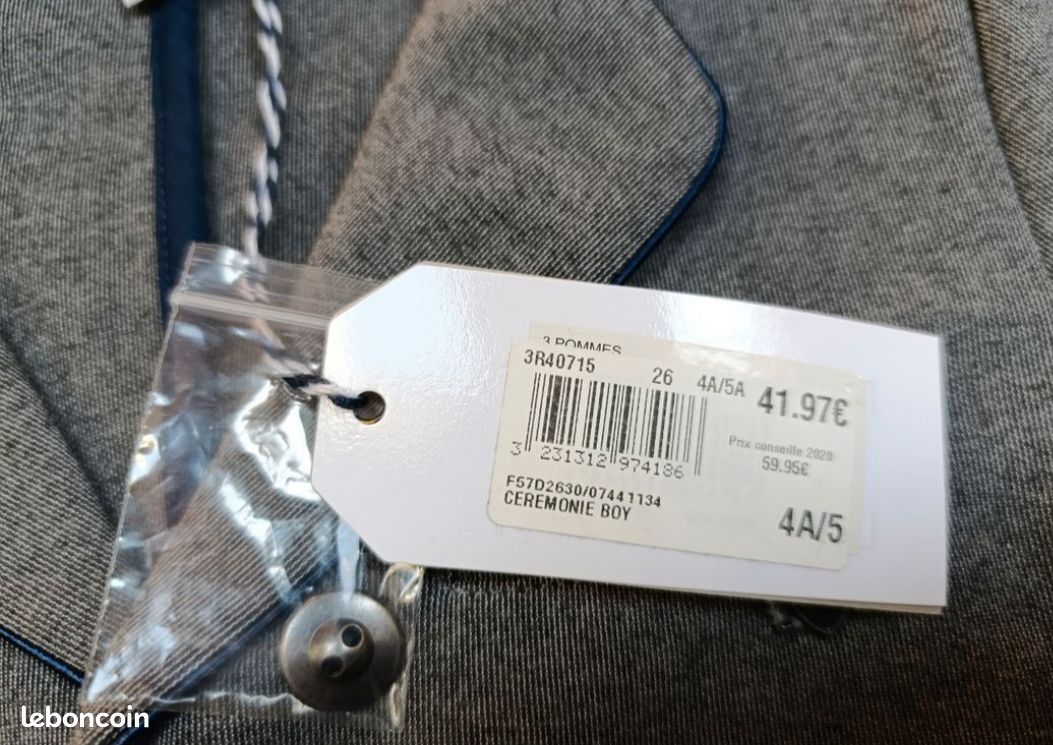 Veste 3POMMES 4-5 ans (image 4)