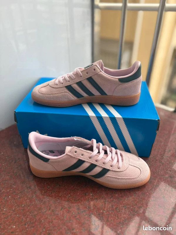 Adidas Originals Handball Spezial Rose et Bleu (image 3)