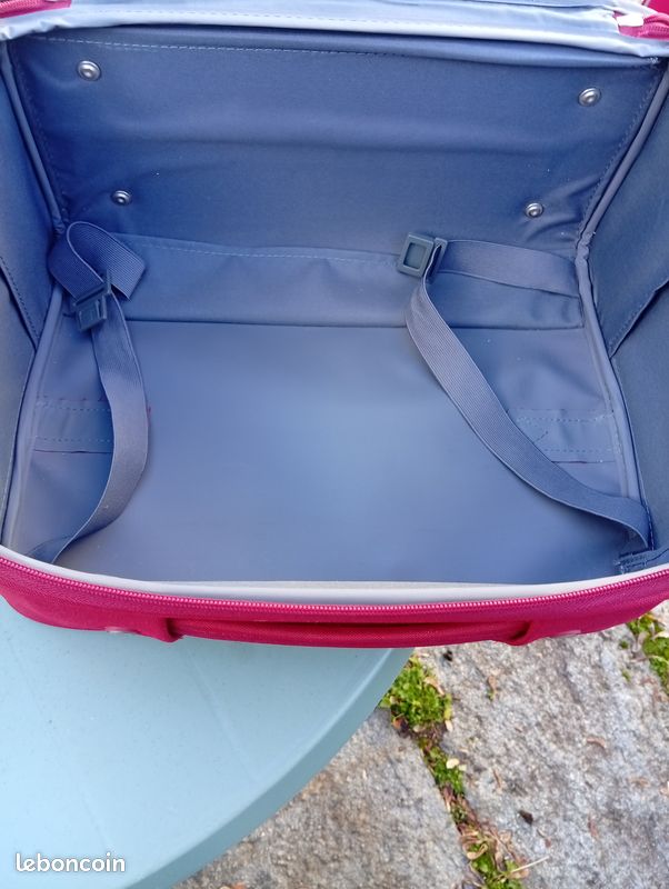 Sac valise rouge Delsy (image 4)