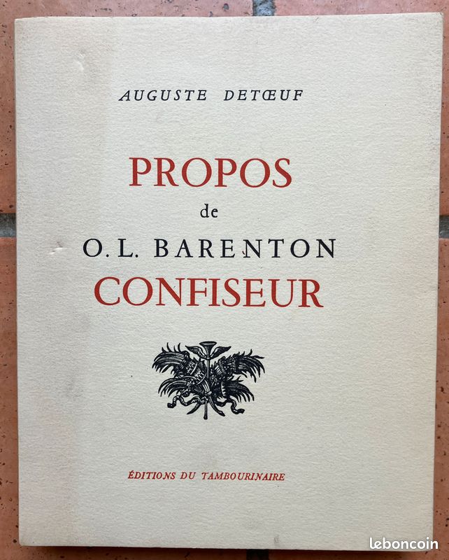 Propos de O. L. Barenton – Auguste Detœuf – humour & aphorismes – 1956 – très bon état (image 4)
