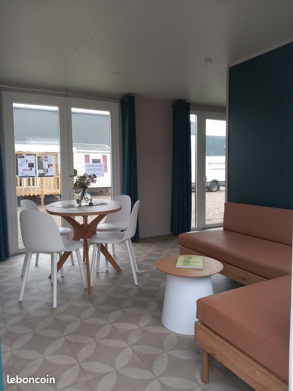 Mobil home résidentiel 2ch tout inclus sur camping bord de lac et plage (image 4)
