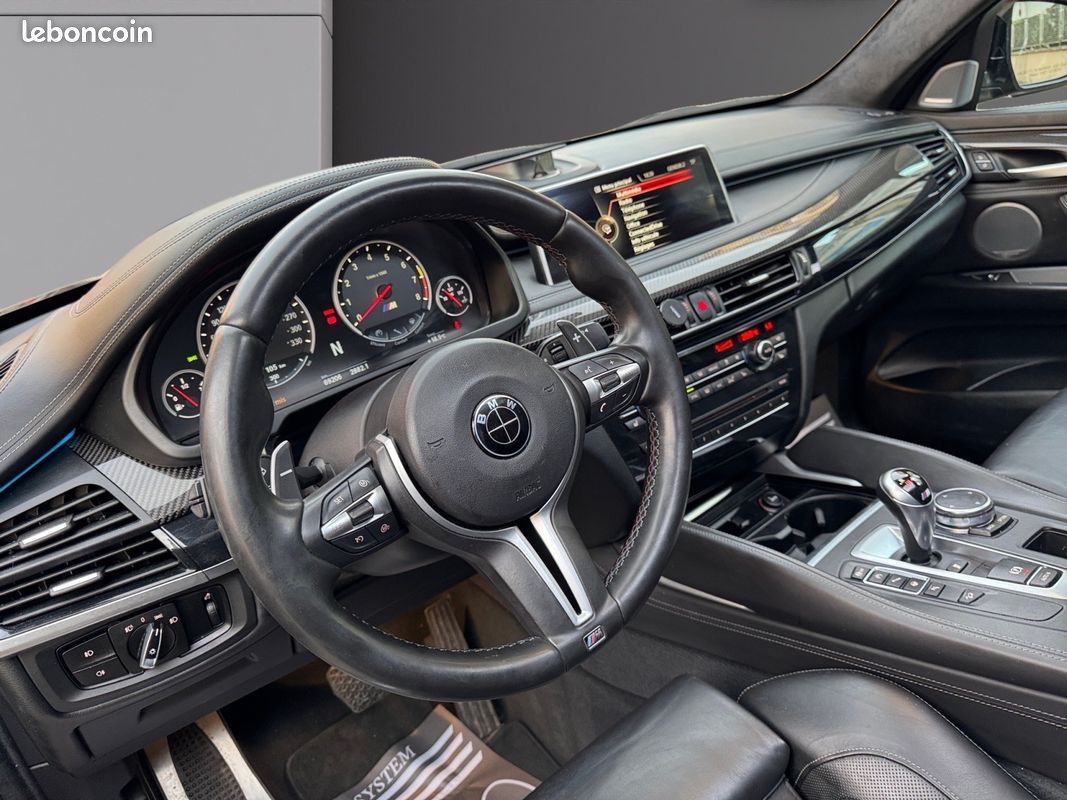 BMW X6 M F86 575 ch A - GARANTIE- TOIT OUVRANT-BANGOLUFSEN -AFFICHAGE TÊTE HAUTE -VOLANT ET SIÈGES AV/AR CHAUFF (image 2)