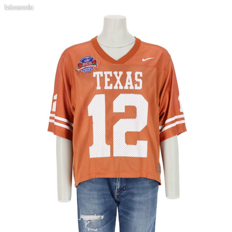 Nike Maillot NCAA Texas Longhorns Taille L #QWE0195 - Vêtements