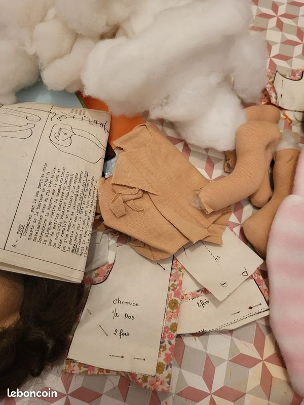 Kit pour fabriquer deux poupees (image 5)