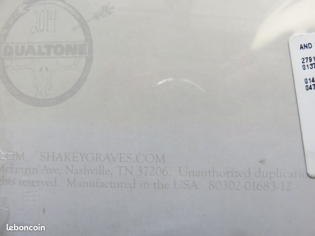 (Neuf sous blister) Vinyle vinyl 2 LP Limited Edition : Shakey Graves - And The War Came (image 14)