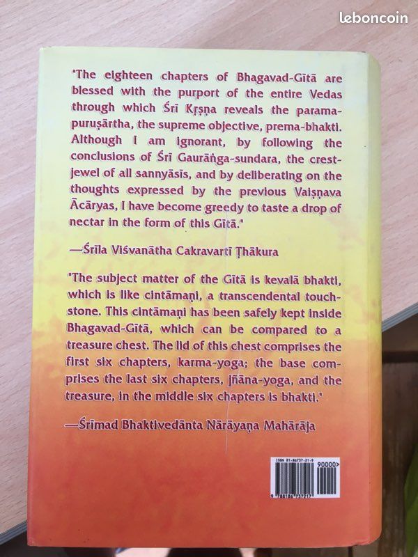 Bhagavad Gita en anglais (image 3)