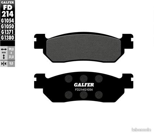 Plaquettes frein YAMAHA XMAX YZF XT GALFER FD214 (image 2)