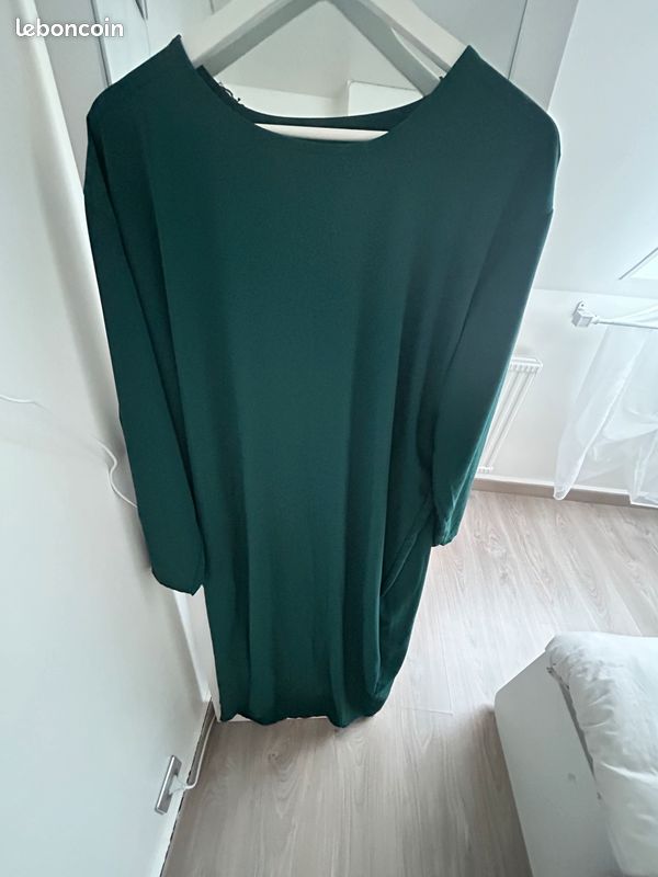 Abaya vert menthe (image 5)