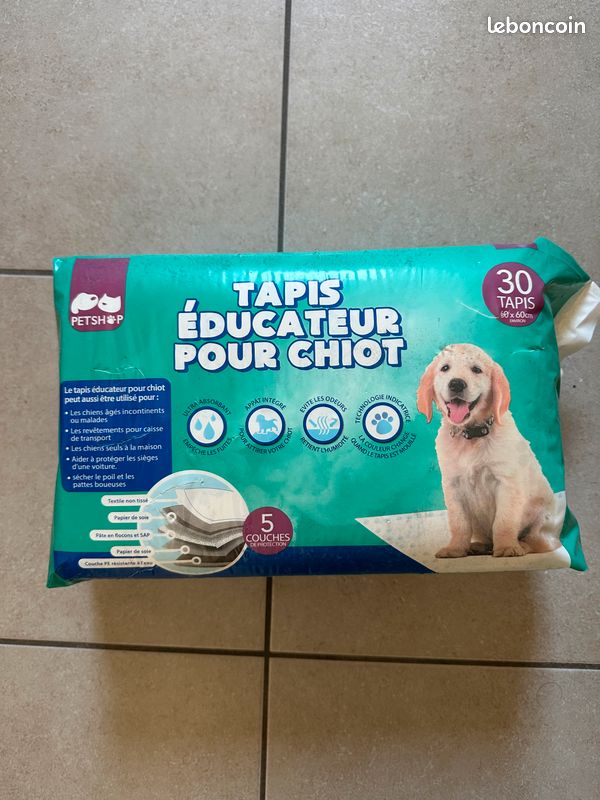 Tapis éducateur pour chiots lot de 3 (image 1)
